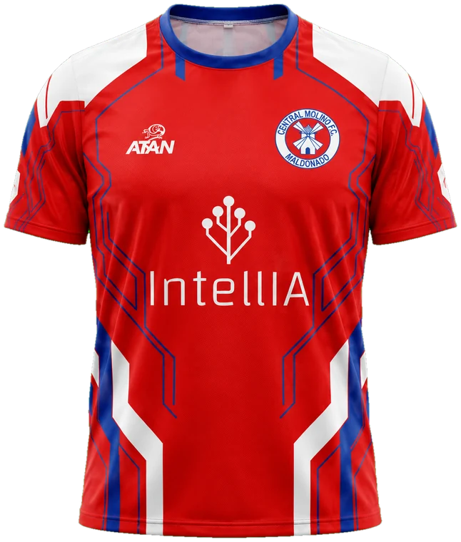 Camiseta de Central Molino Sub 15 fabricada por ATAN, sublimado total