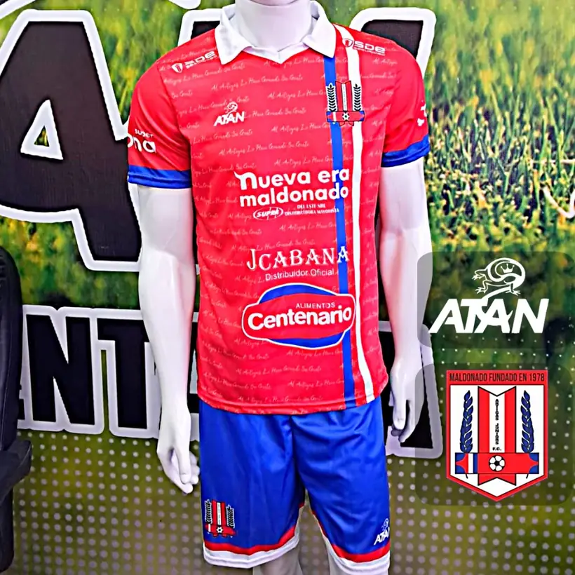 Camiseta de Artigas Juniors Fútbol Club confeccionada por ATAN, sublimado total