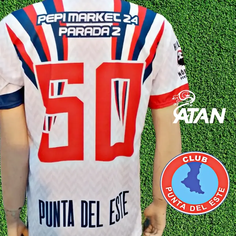 Camiseta de Centro Cultural Democrático Punta del Este confeccionada por ATAN, sublimado total