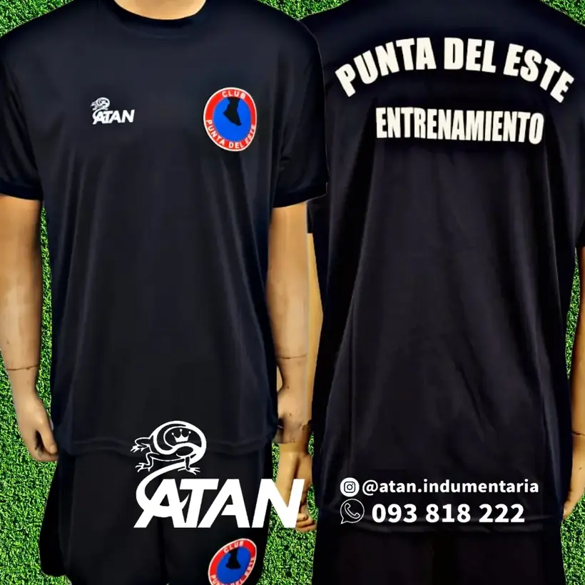 Camiseta de Centro Cultural Democrático Punta del Este confeccionada por ATAN, sublimado total