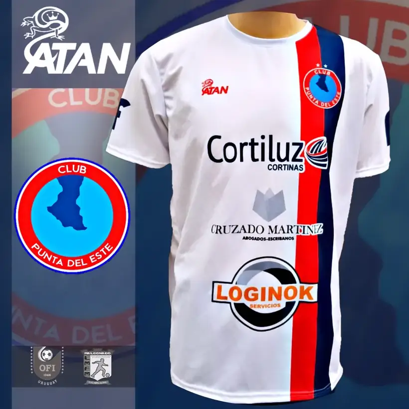 Camiseta de Centro Cultural Democrático Punta del Este confeccionada por ATAN, sublimado total