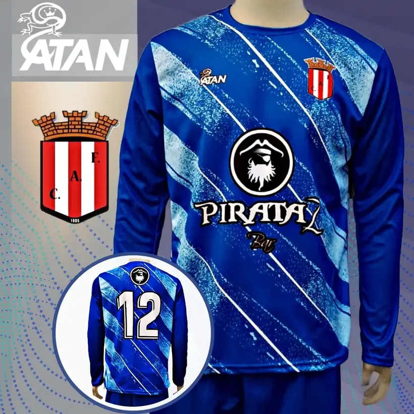 Camiseta de Club Atlético Fernandino confeccionada por ATAN, sublimado total