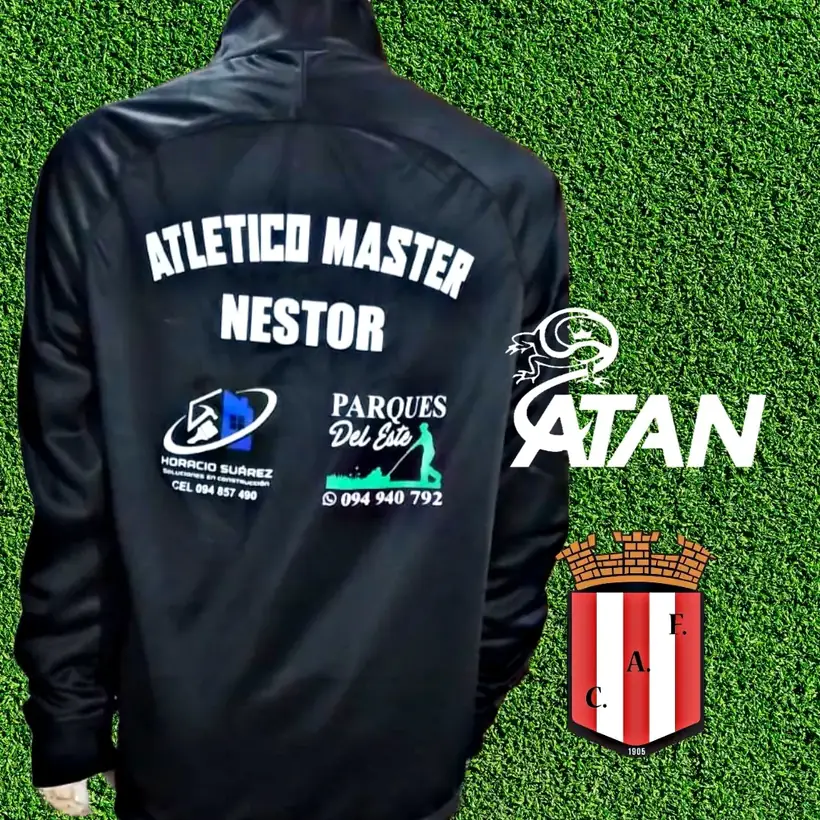 Campera de Club Atlético Fernandino confeccionada por ATAN, sublimado total