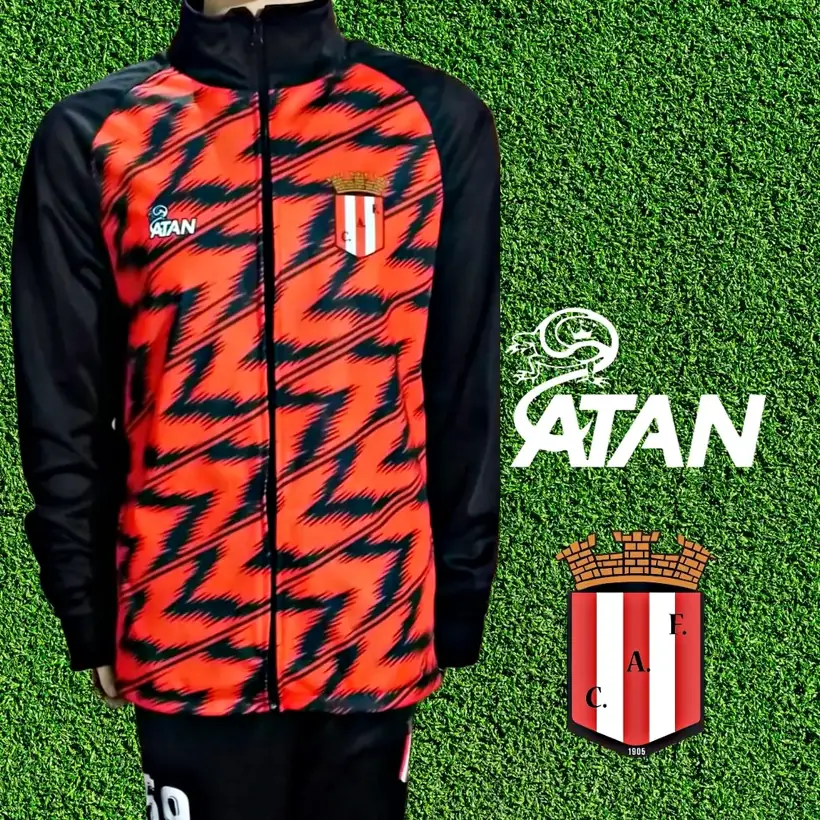 Campera de Club Atlético Fernandino confeccionada por ATAN, sublimado total