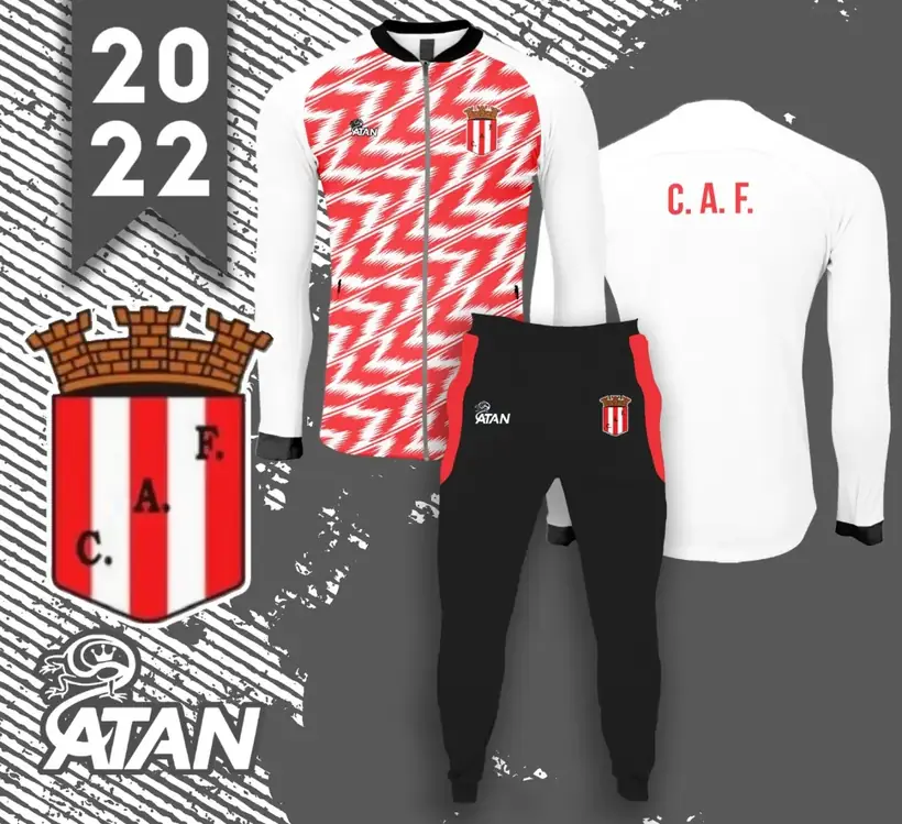 Conjunto de Club Atlético Fernandino confeccionada por ATAN, sublimado total