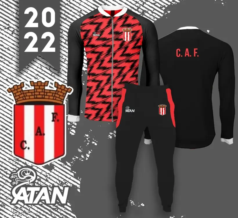 Conjunto de Club Atlético Fernandino confeccionada por ATAN, sublimado total