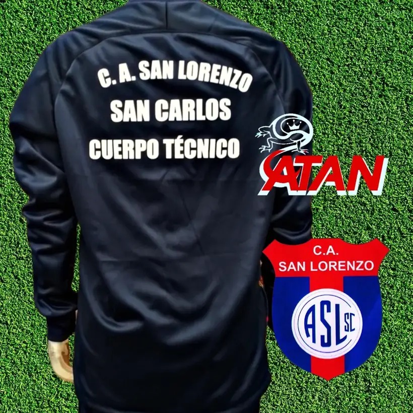 Camiseta de Club Atlético San Lorenzo confeccionada por ATAN, sublimado total