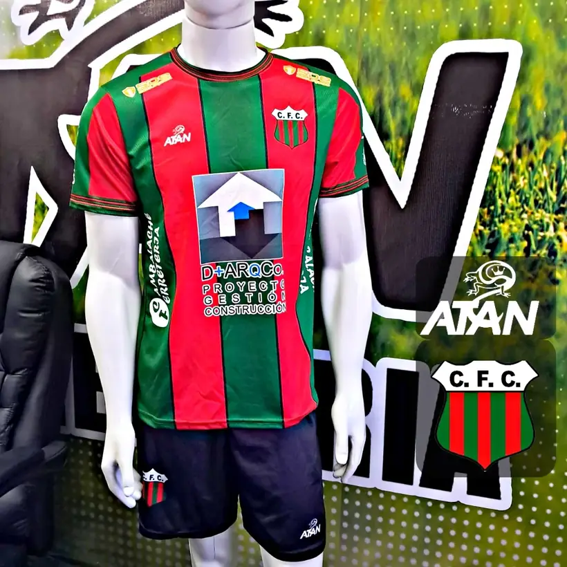 Camiseta de Colón Fútbol Club confeccionada por ATAN, sublimado total