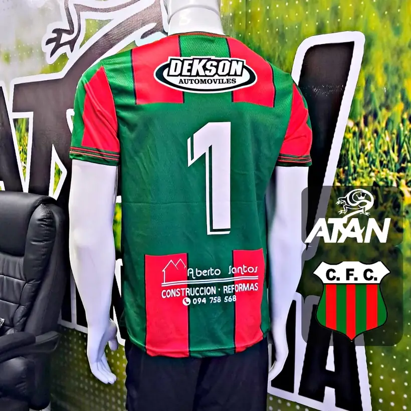 Camiseta de Colón Fútbol Club confeccionada por ATAN, sublimado total