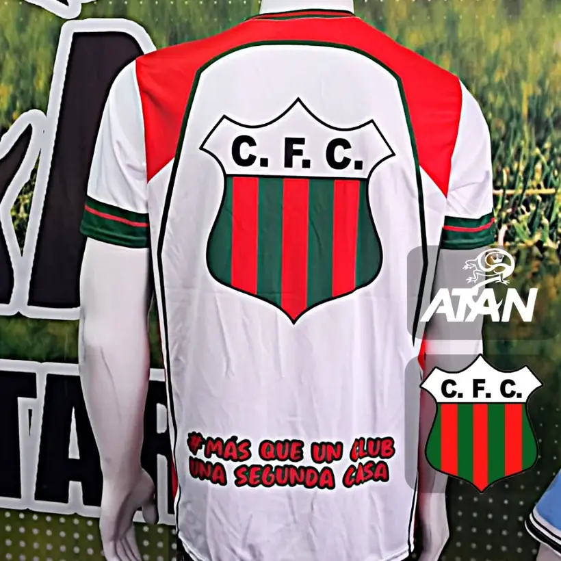 Camiseta de Colón Fútbol Club confeccionada por ATAN, sublimado total