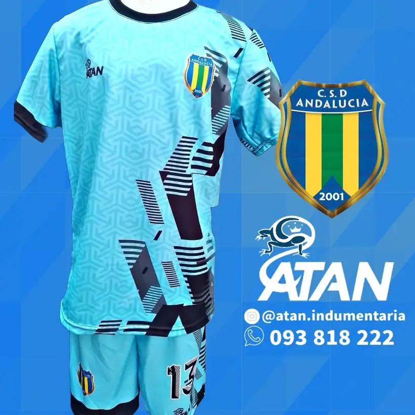 Camiseta de CSD Andalucía confeccionada por ATAN, sublimado total