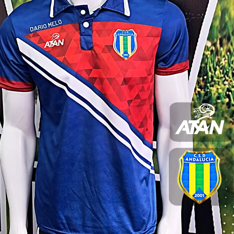 Camiseta de CSD Andalucía confeccionada por ATAN, sublimado total