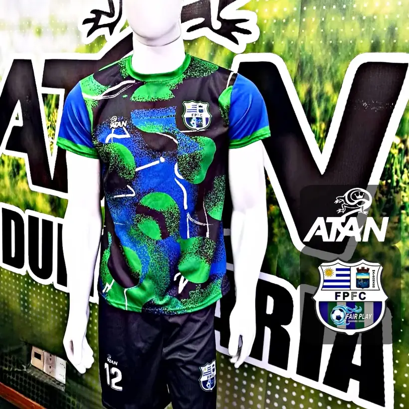 Camiseta de Fair Play confeccionada por ATAN, sublimado total