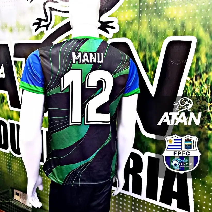 Camiseta de Fair Play confeccionada por ATAN, sublimado total