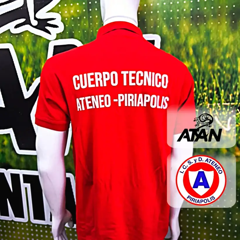 Camiseta de I.C.S. y D. Ateneo confeccionada por ATAN, sublimado total