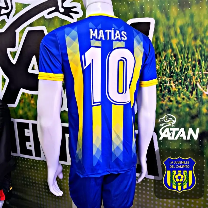 Camiseta de Institución Atlética Juveniles del Campito confeccionada por ATAN, sublimado total