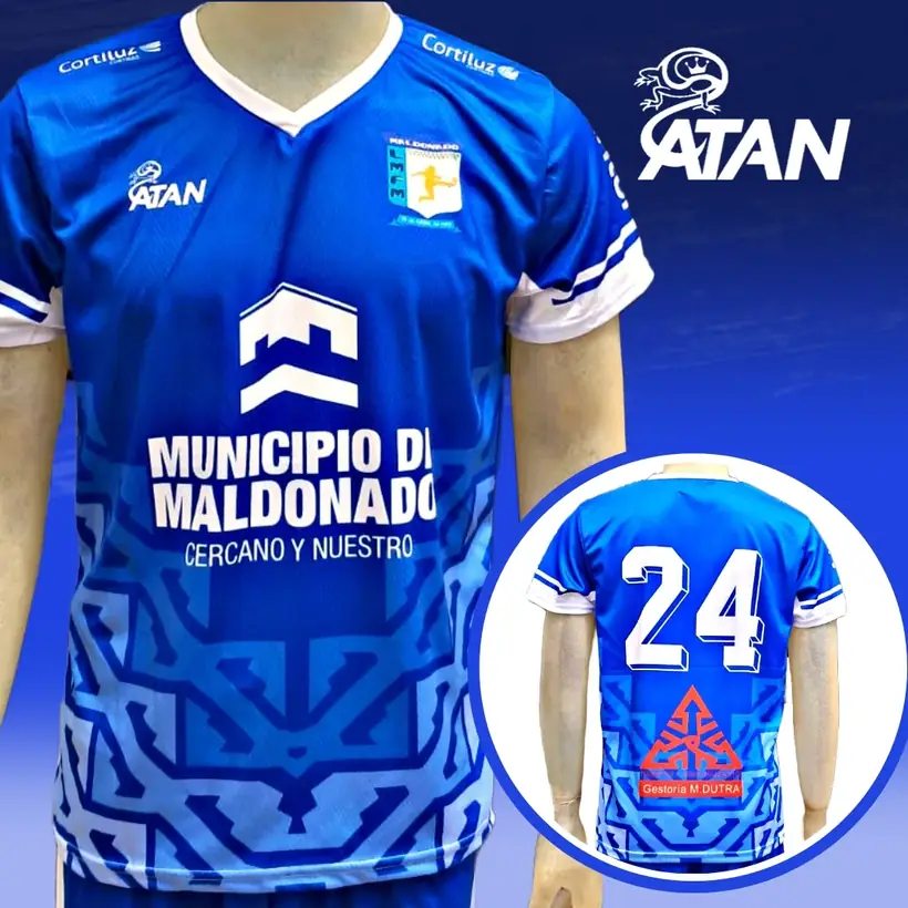 Camiseta de Maldonado Capital confeccionada por ATAN, sublimado total