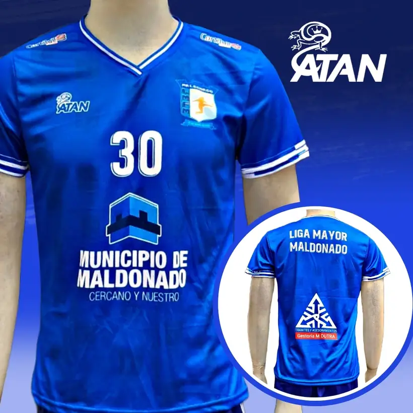 Camiseta de Maldonado Capital confeccionada por ATAN, sublimado total