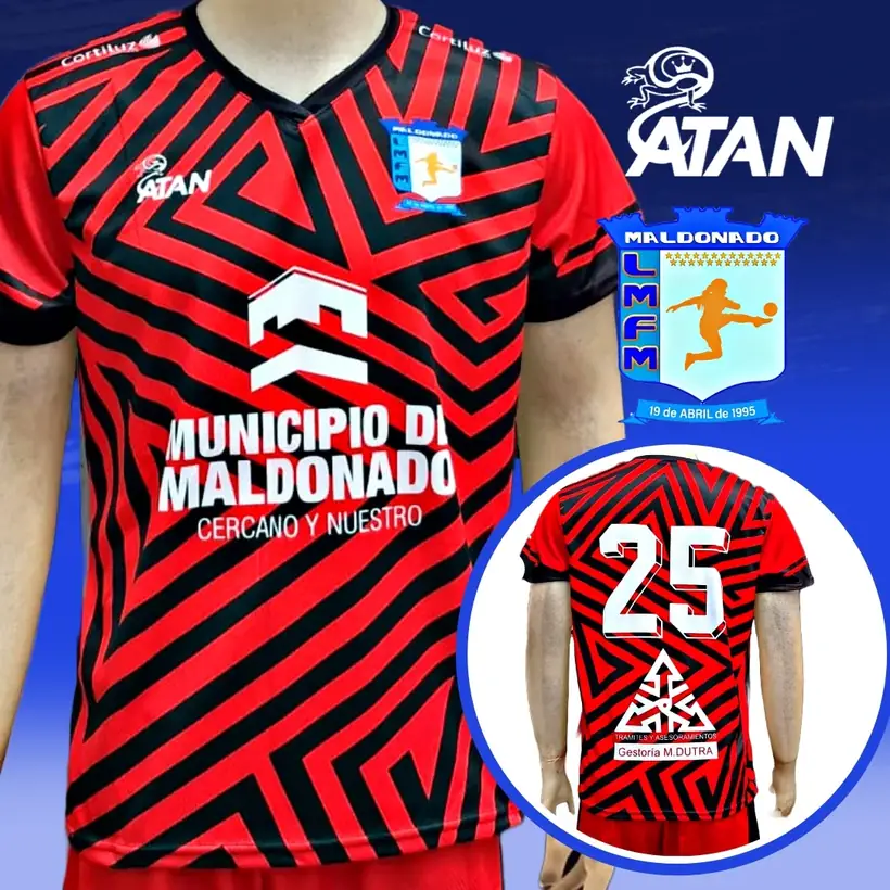Camiseta de Maldonado Capital confeccionada por ATAN, sublimado total