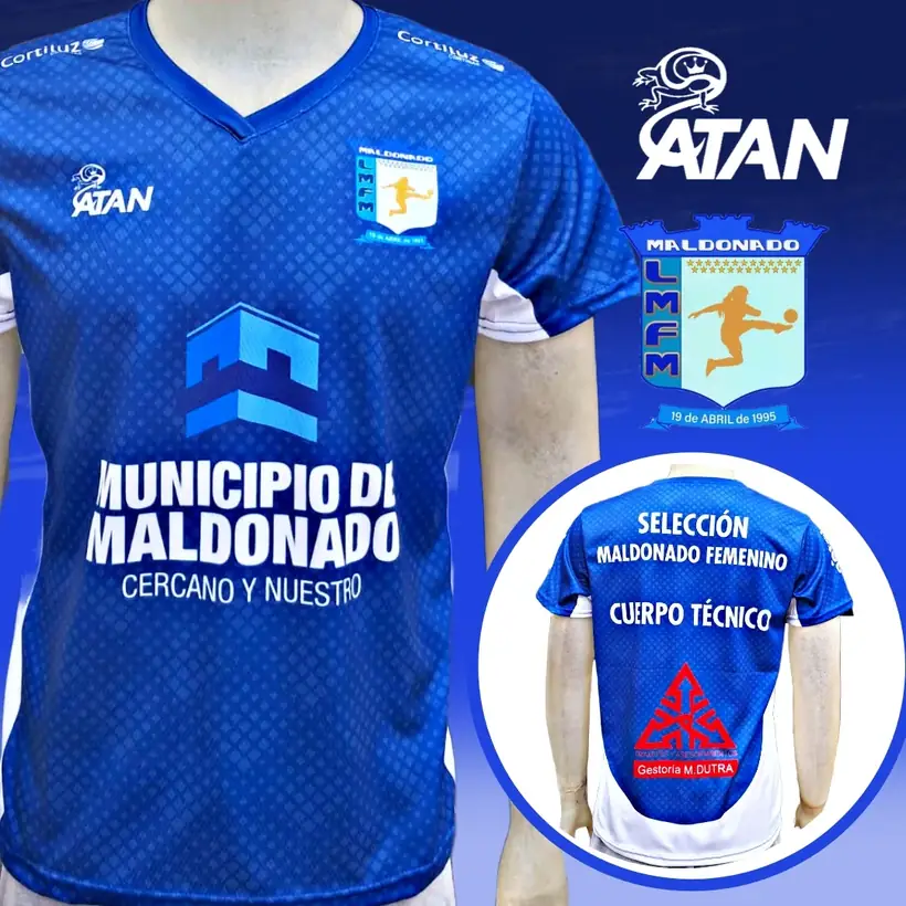 Camiseta de Maldonado Capital confeccionada por ATAN, sublimado total