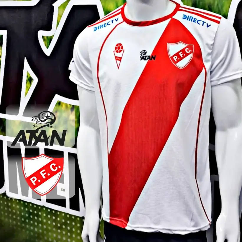 Camiseta de Piriápolis FC confeccionada por ATAN, sublimado total